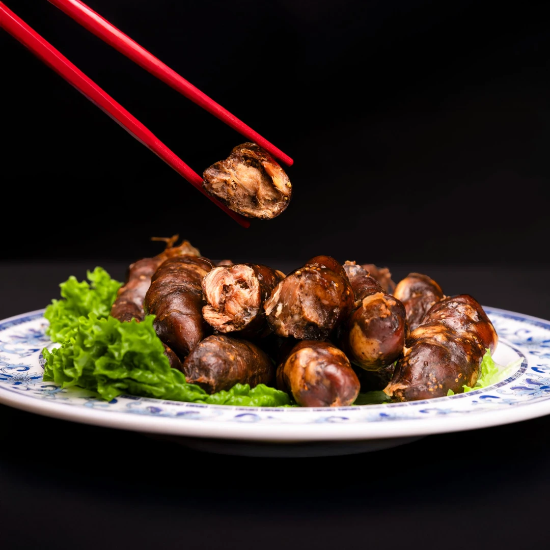 谦旭老博山寸香肠