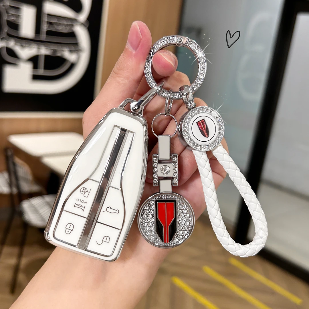 【33号】红旗钥匙套h5包/红旗h7钥匙包HS5/HS7一汽红旗汽车套