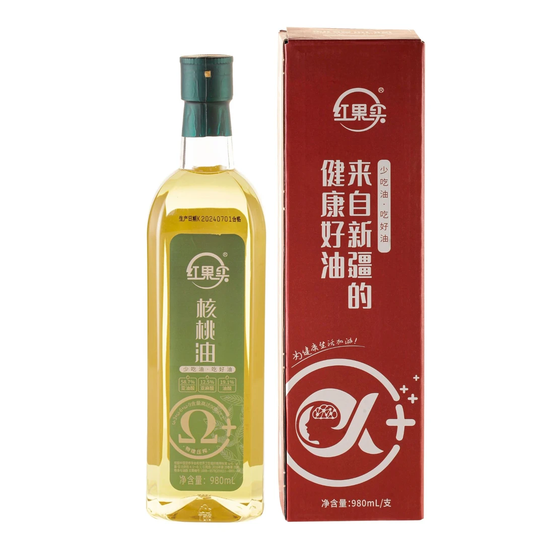 【新疆红果实】健康优质核桃油980ml食用油