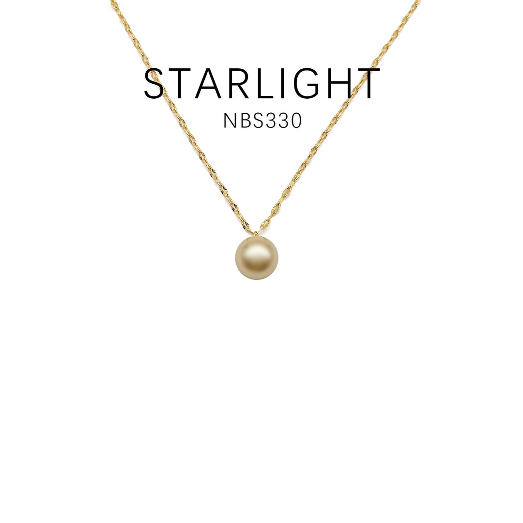 铜合金吊坠 设计款百搭简约经典时尚项链(金色14MM)~NBS330