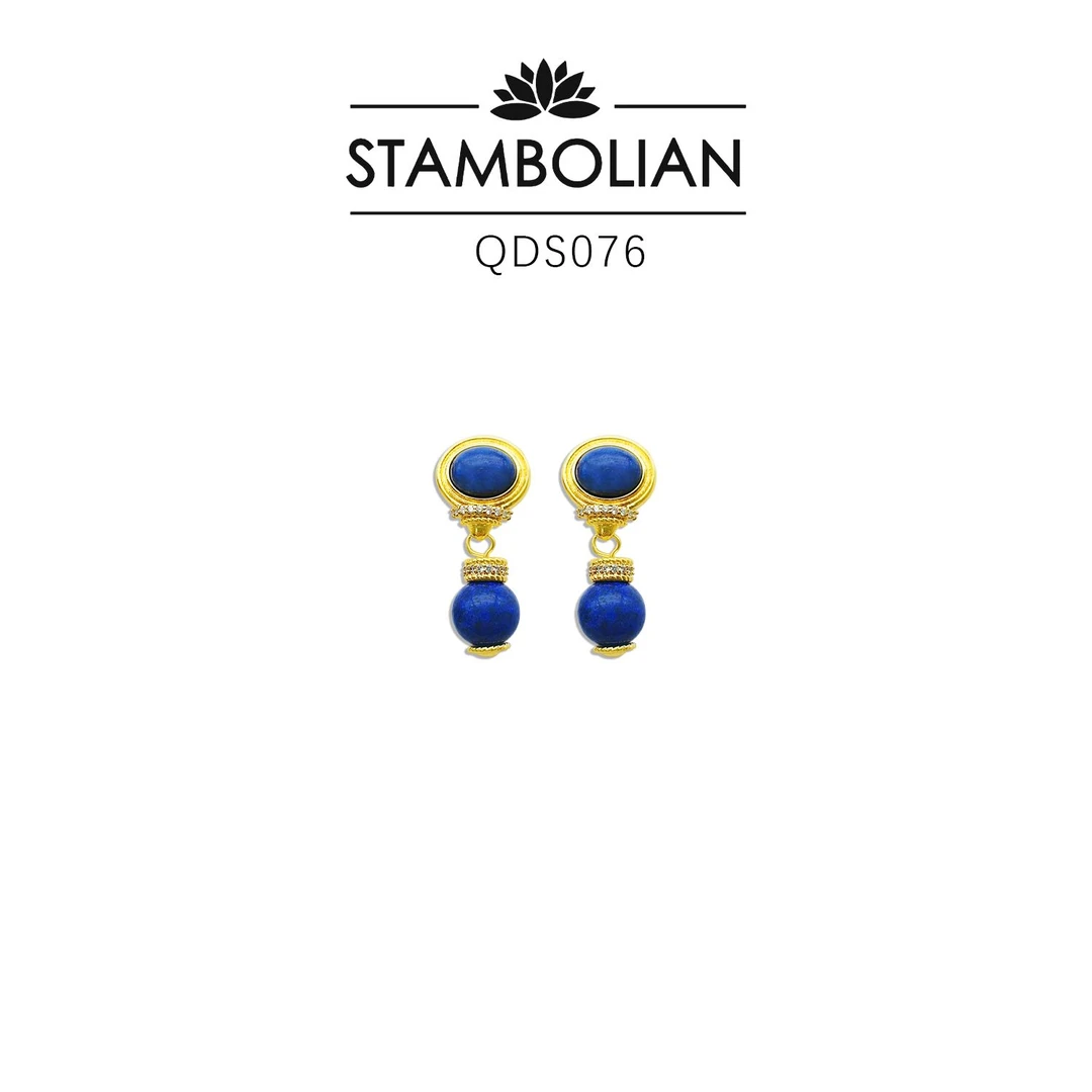 铜合金耳饰 简约时尚百搭耳饰~QDS076