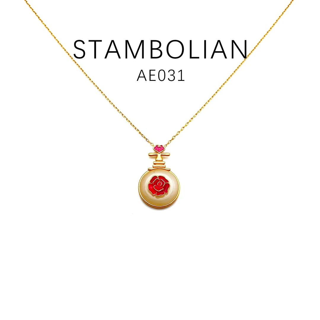 铜合金项链 时尚优雅简约大气项链~AE031