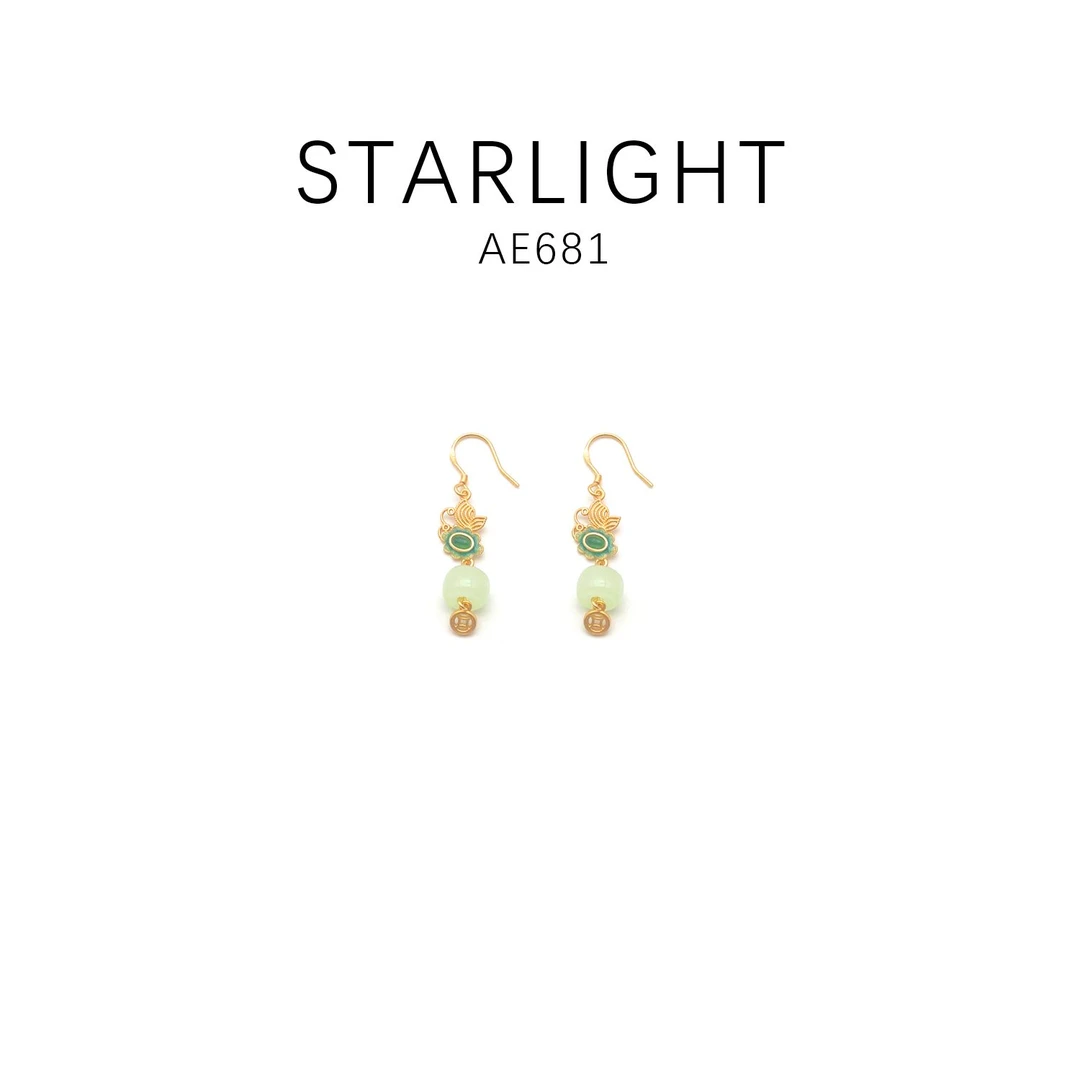 铜合金耳饰 经典款优雅时尚百搭耳饰～AE681