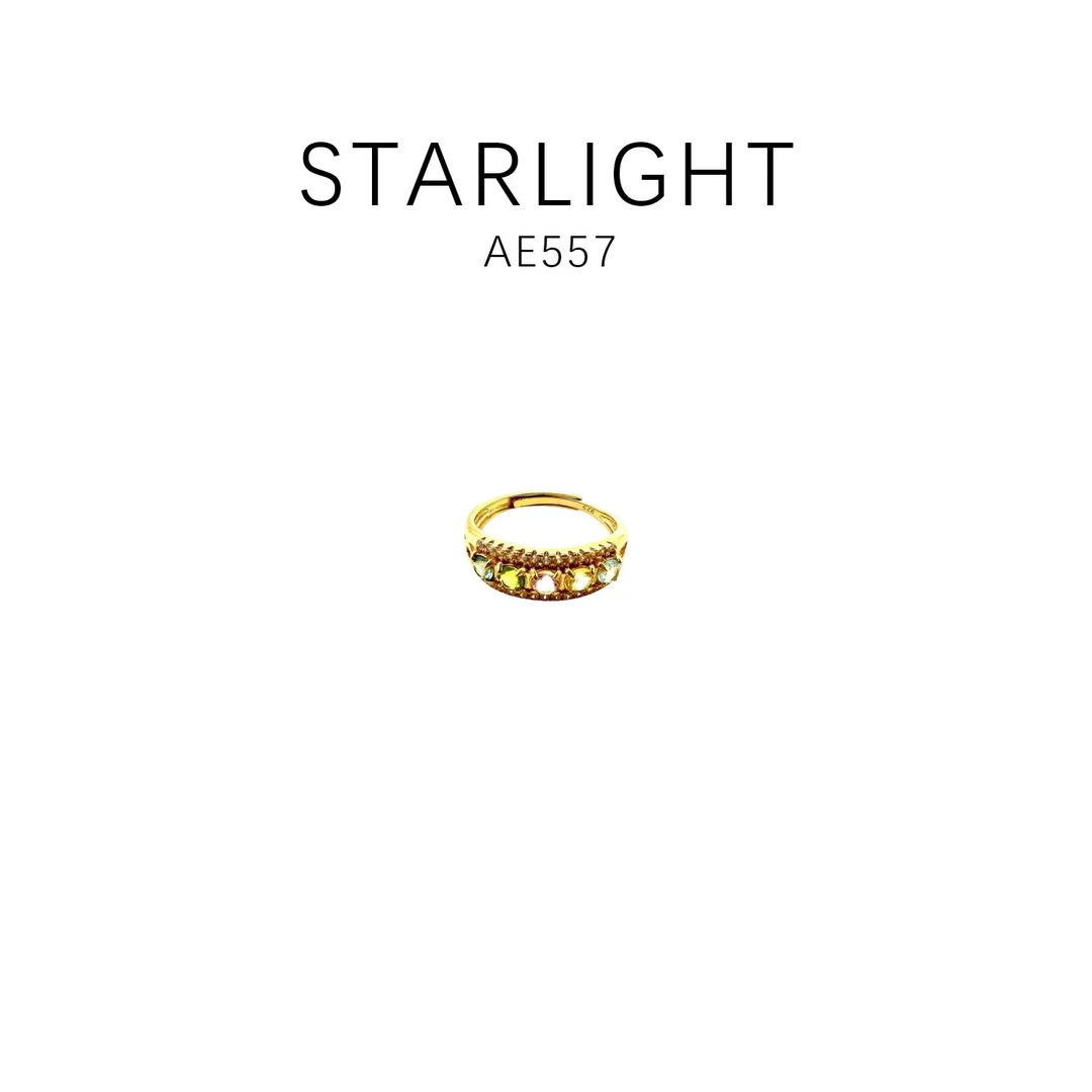 铜合金戒指 时尚经典简约气质百搭优雅戒指~AE557