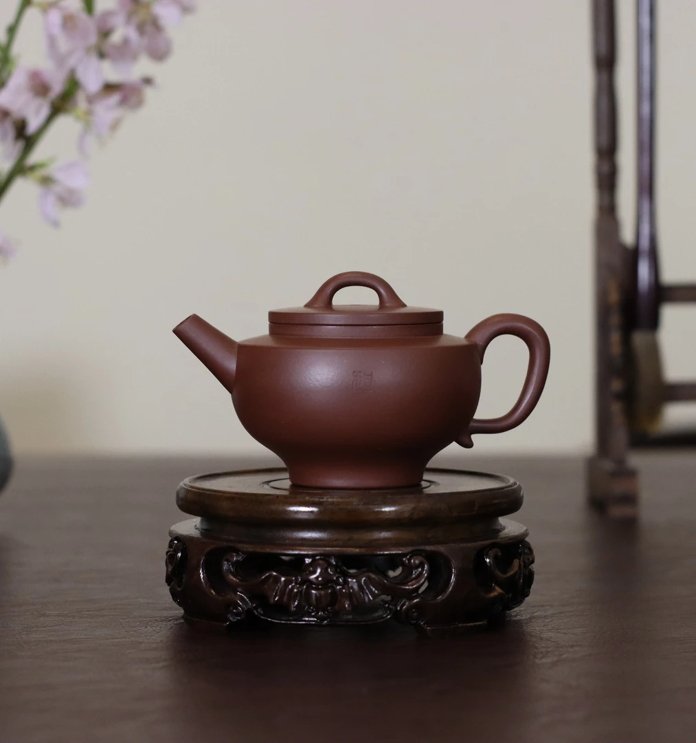 【饲壶山房】紫泥渔丁容量150cc左右