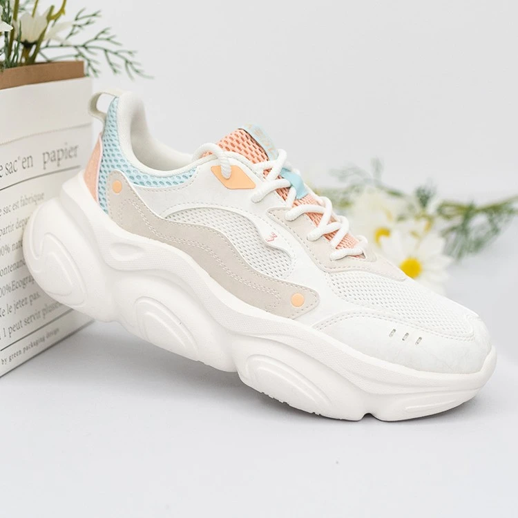 萌爪鞋招财猫361女鞋运动鞋2024春季鞋子透气百搭休闲鞋老爹鞋夏