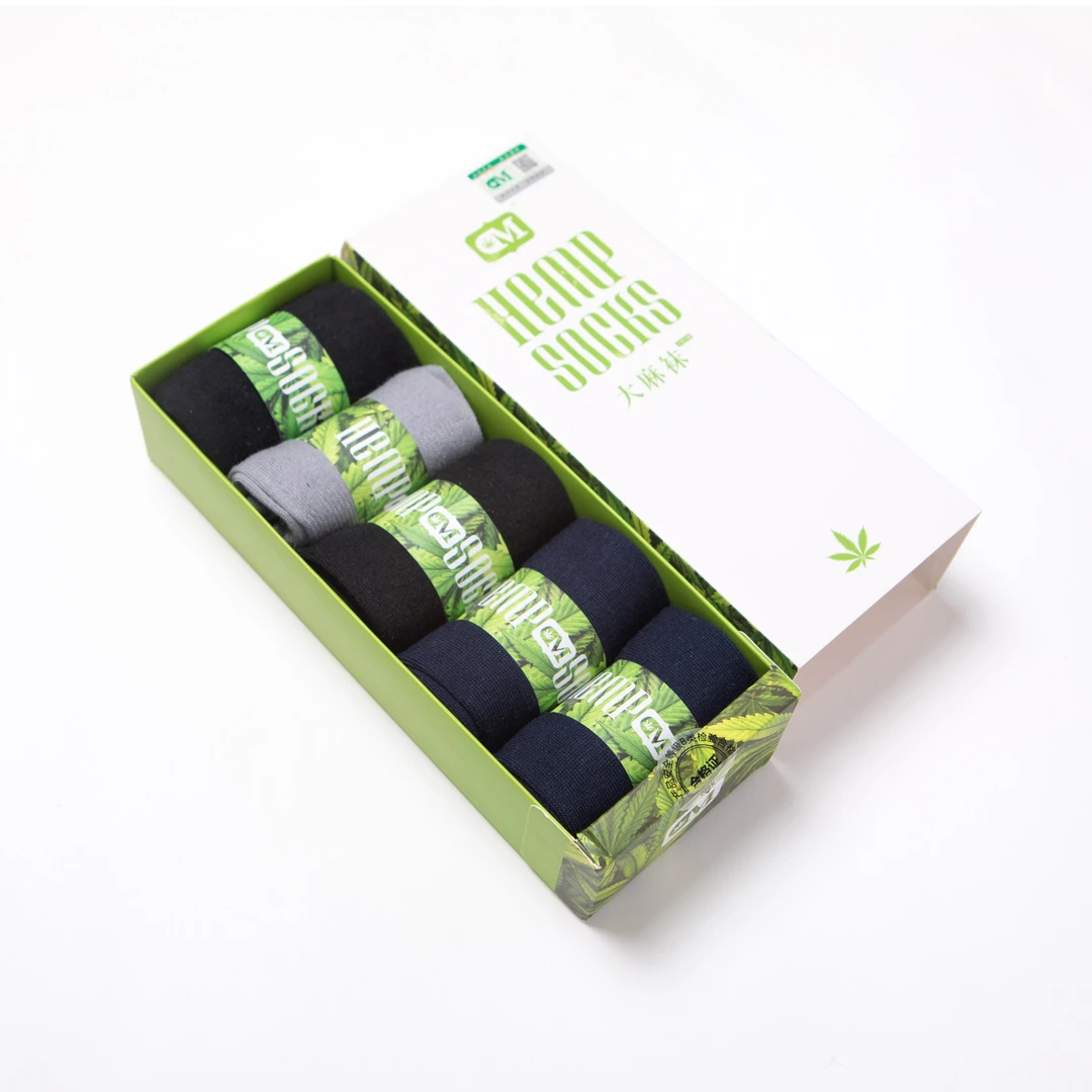 DMKJY汉麻袜加长袜子抗菌袜子