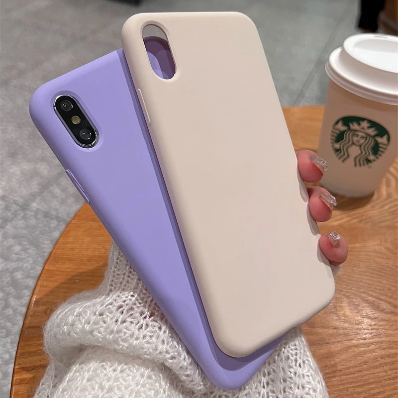 液态硅胶苹果11手机壳外壳iphone14全包Xsmax纯色X防摔13网红新款