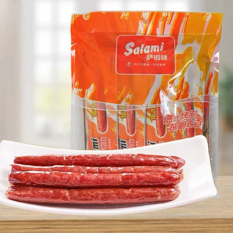 萨啦咪原味烤猪肉肠25g*24包 肉类零食小腊肠 温州本土风味小吃