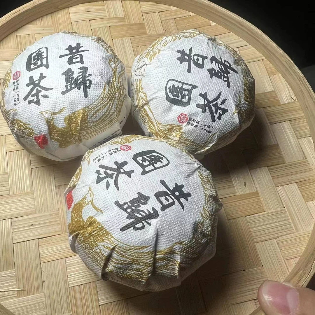 【11年昔归忙麓山】古树100g昔归团茶紧压茶