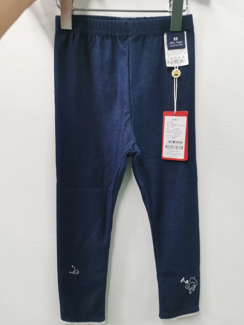 啊LU 童装 打底裤 加绒裤 牛仔裤 棉裤  针织裤 休闲裤 保暖裤