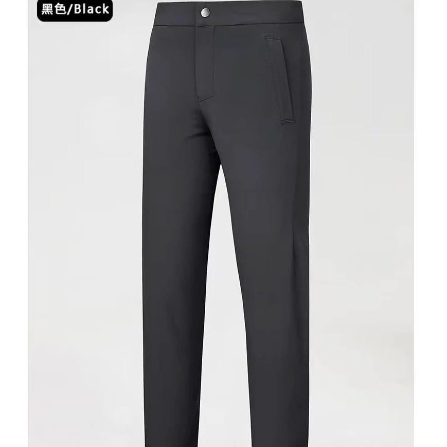 男士户外冲锋裤 休闲商务直筒裤  抗皱防水透气长裤 弹力 修身