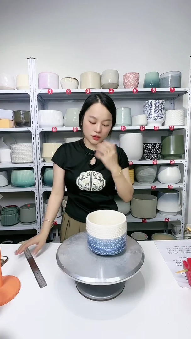 【闪购商品】波点渐变蓝小号14*12