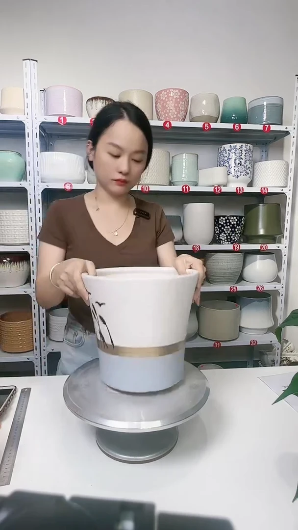 【闪购商品】陶瓷20CM（含）-50CM（不含）小蛮腰中号24.5*22.5