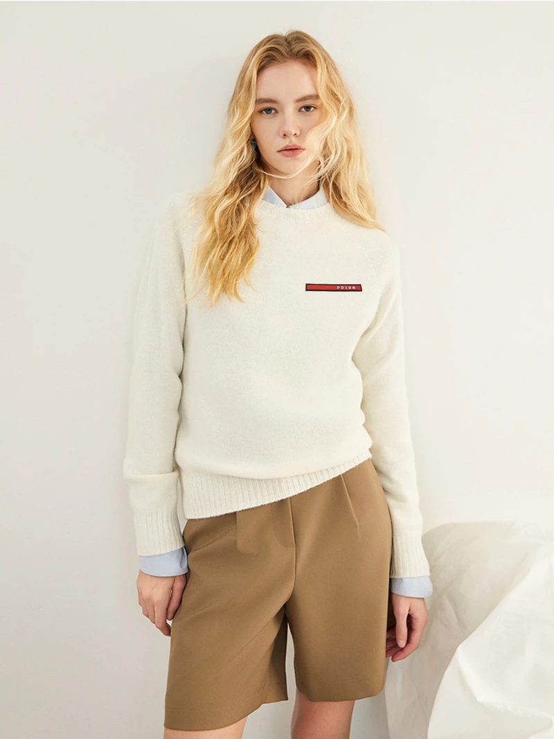 红标系列!国际单买不到/软糯羊毛抗起球针织情侣款毛衣BEXZ118