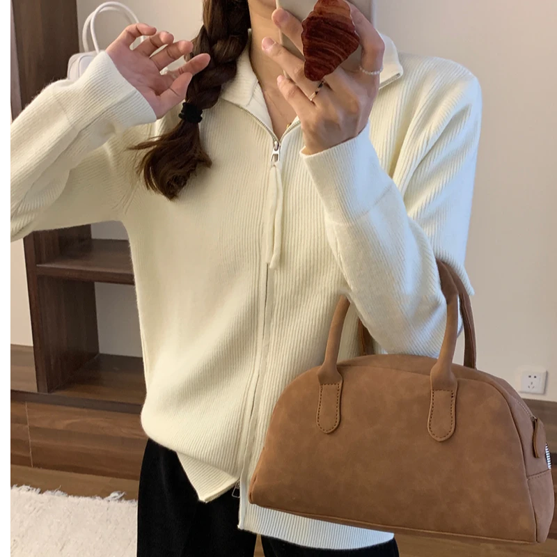 BEXZ108【POLO NGJUBAQI.丹迪保羅】 男女秋冬加厚双头拉链针织外套