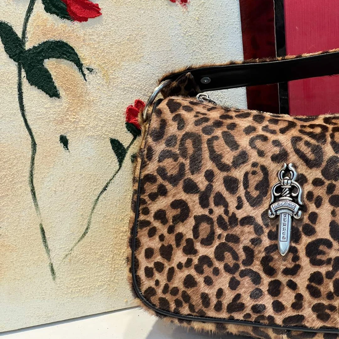 CHENZHIXIAN Nan 【金枝玉叶 】豹纹手提包