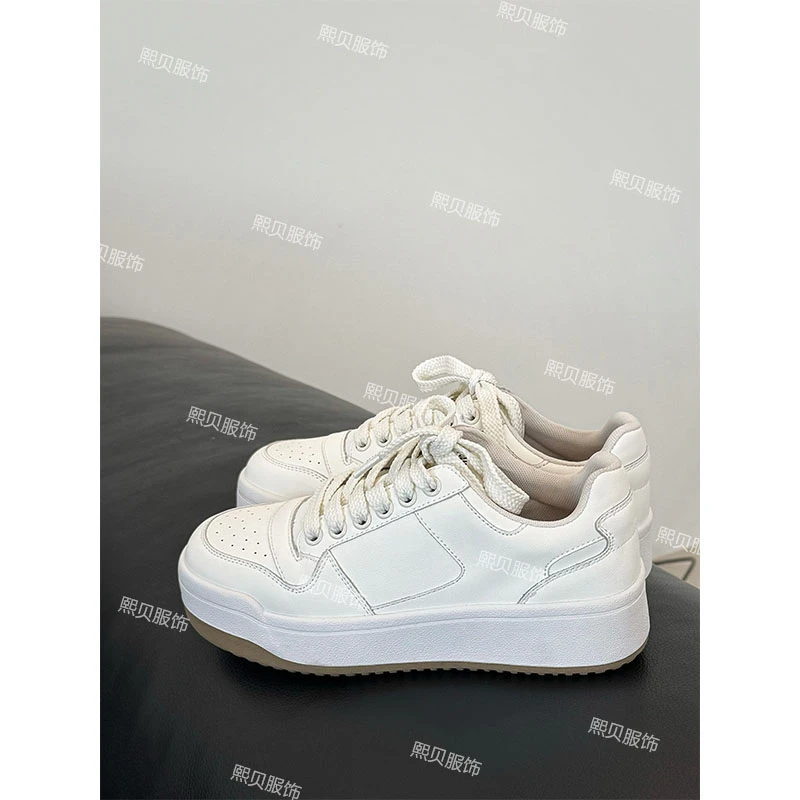 【浮浮款-只出不进】经典复古百搭简约小白鞋板鞋 D8612