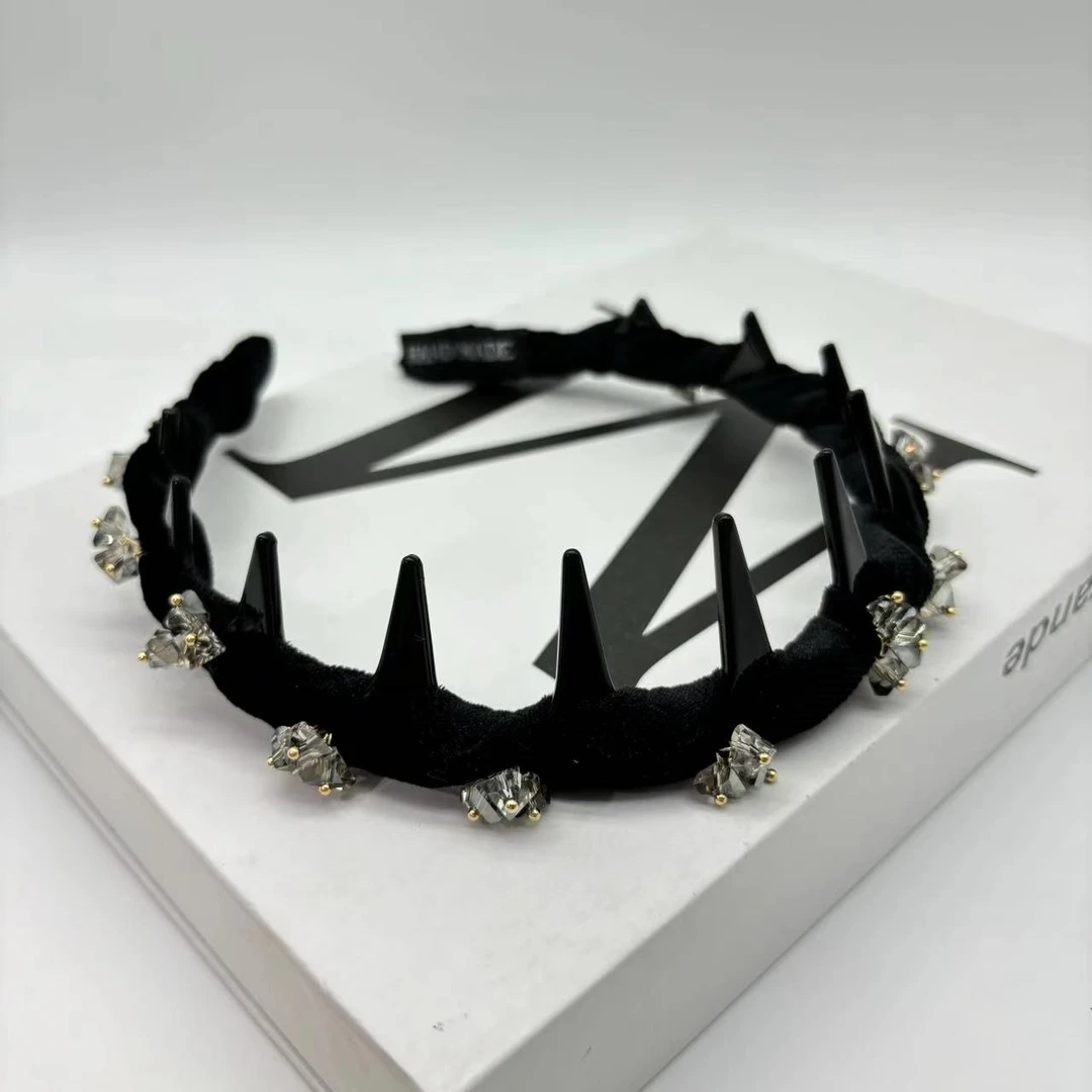 2024新款日韩气质蝴蝶波浪带防滑齿发箍优雅百搭时尚头箍洗脸发饰