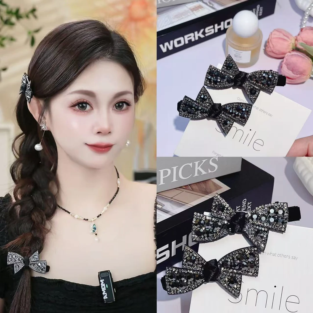 【雀翎公主鸭嘴夹】通勤百搭2024新款刘海夹法式优雅发夹