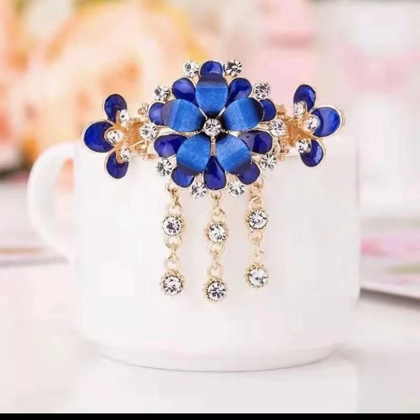 花开富贵抓夹女盘发抓卡马尾夹+四齿一个+一个U型工具