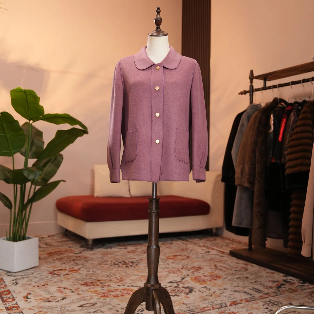 2024女装大衣秋季冬季春季新款外套时尚洋气气质大方中老年2447