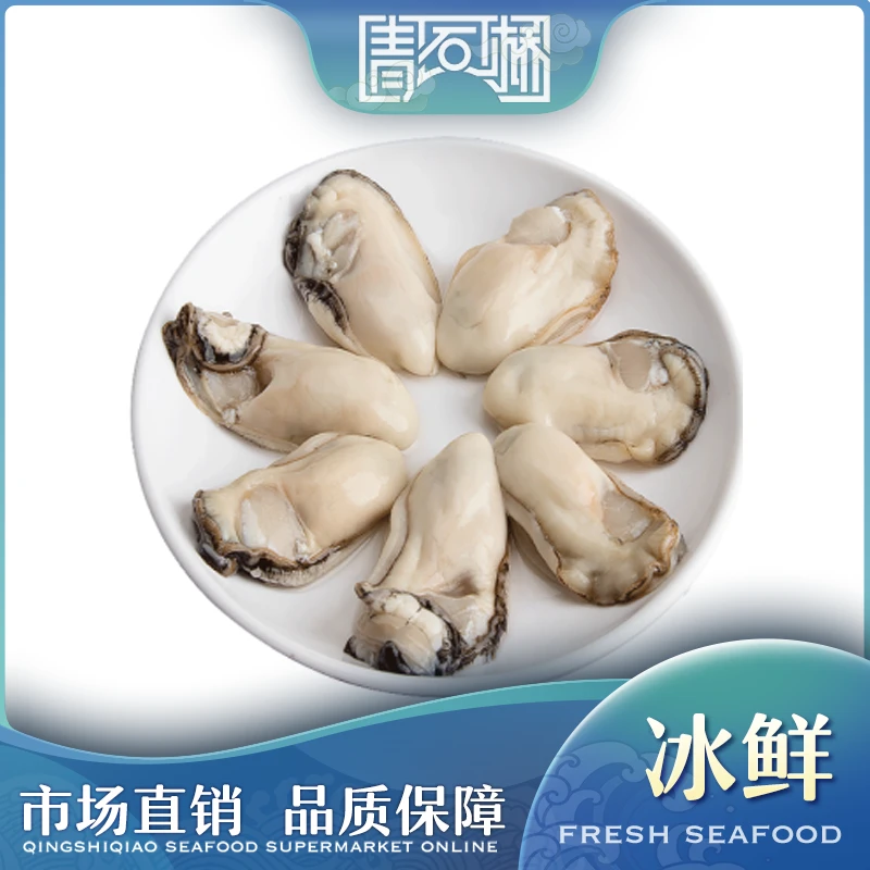 新鲜海蛎肉 约500g(整袋含水500g)