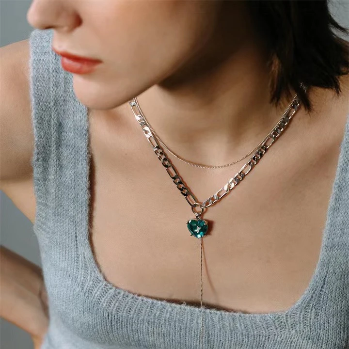 铜合金项链 MeDo轻奢小众爱心维纳斯诞生项链（41+5）百搭时尚