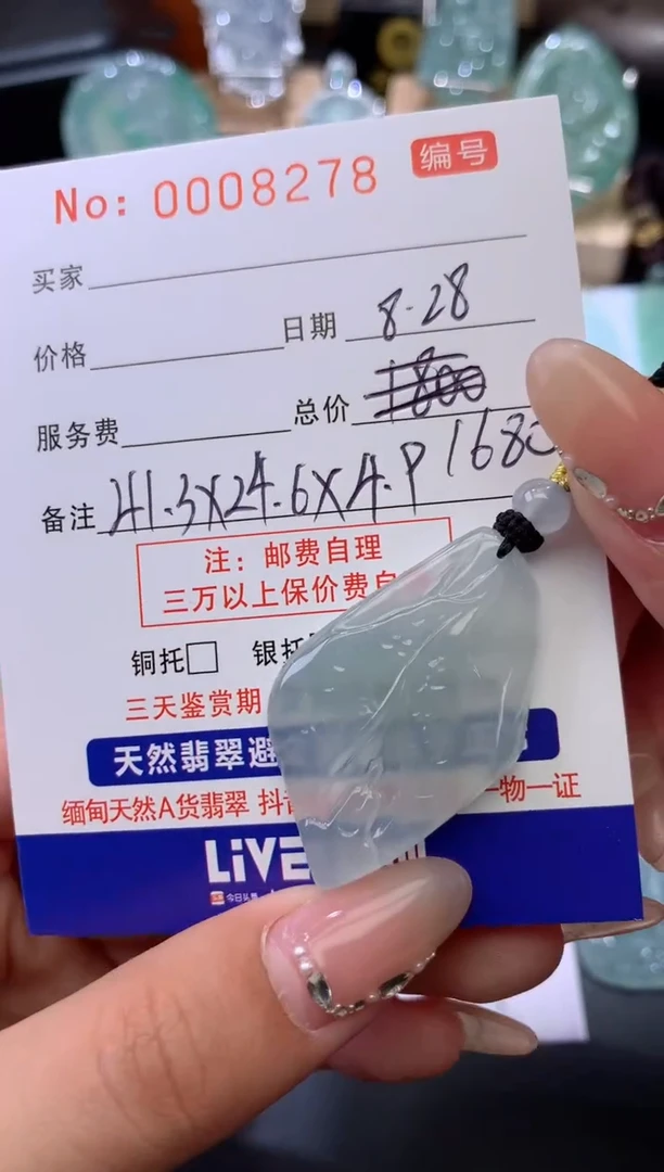 【闪购商品】翡翠颈饰未镶嵌无相