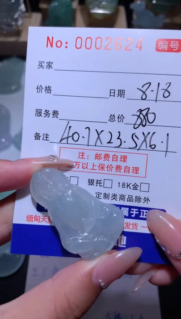 【闪购商品】翡翠颈饰未镶嵌观音