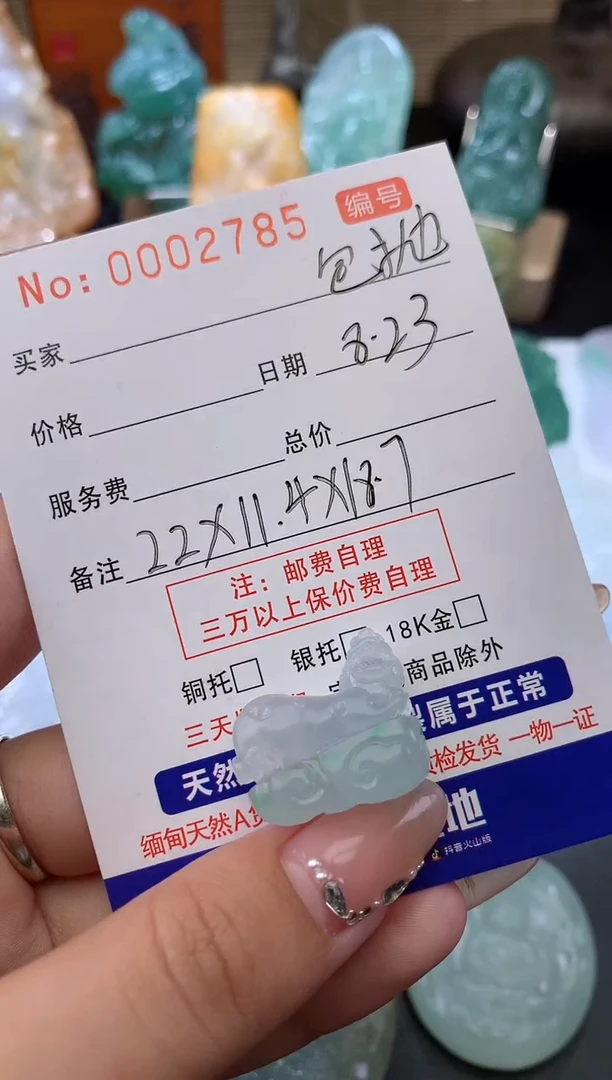 【闪购商品】定制翡翠未镶嵌貔貅