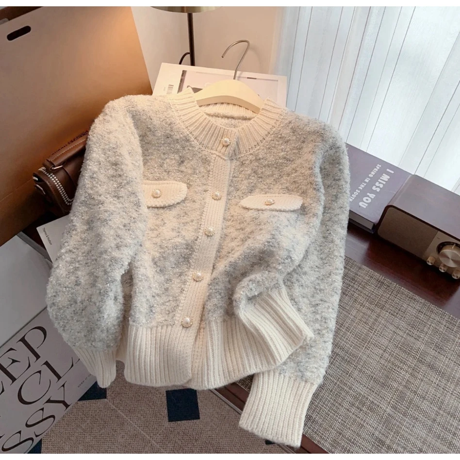 [B1751-B1760]大uu奢品汇小香风毛衣折扣轻微穿着痕迹默认微瑕疵