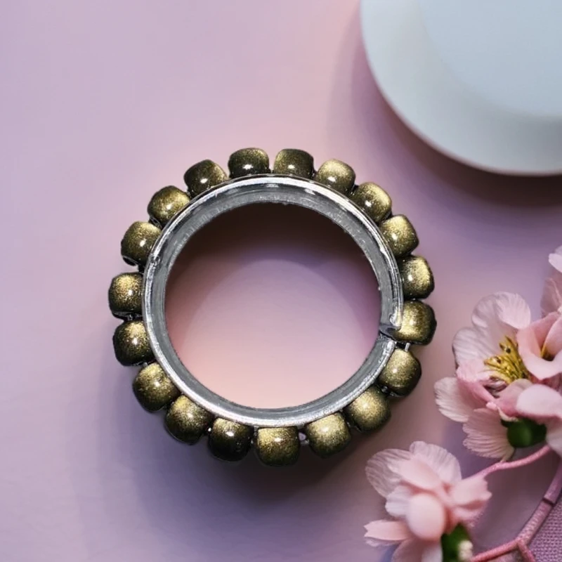 天然黑曜石金耀石老型珠秋冬手工手链手串百搭气质精美时尚民族风