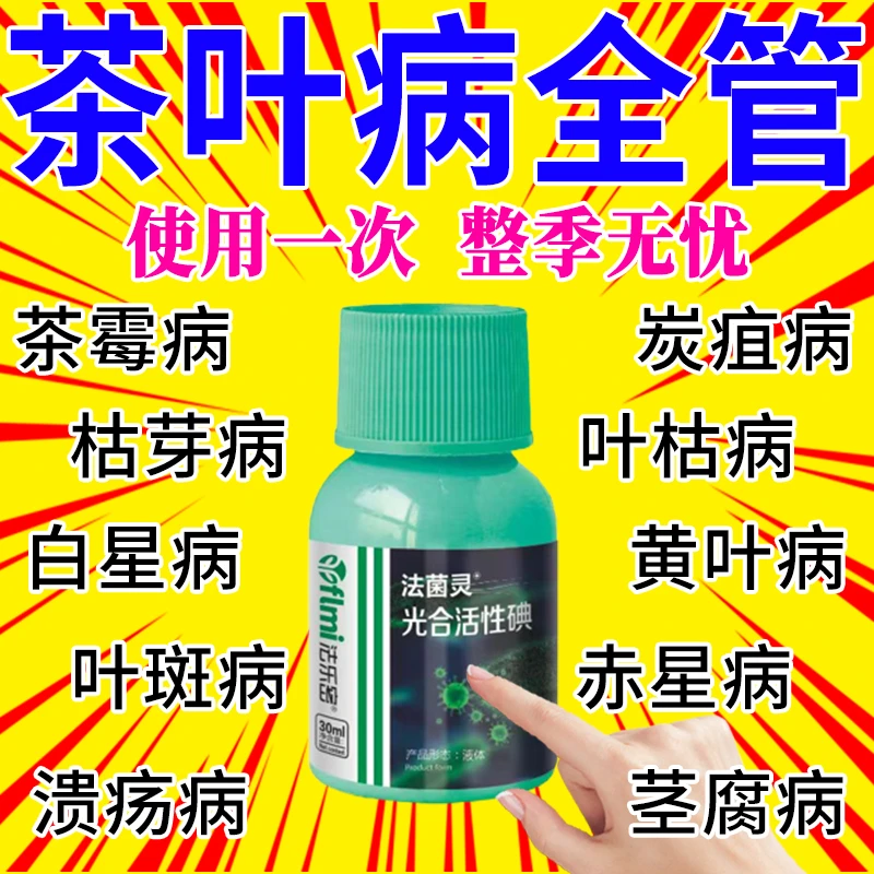 茶叶病专用杀菌剂茶园病害全管茶饼病赤霉病炭疽病白星病叶面肥