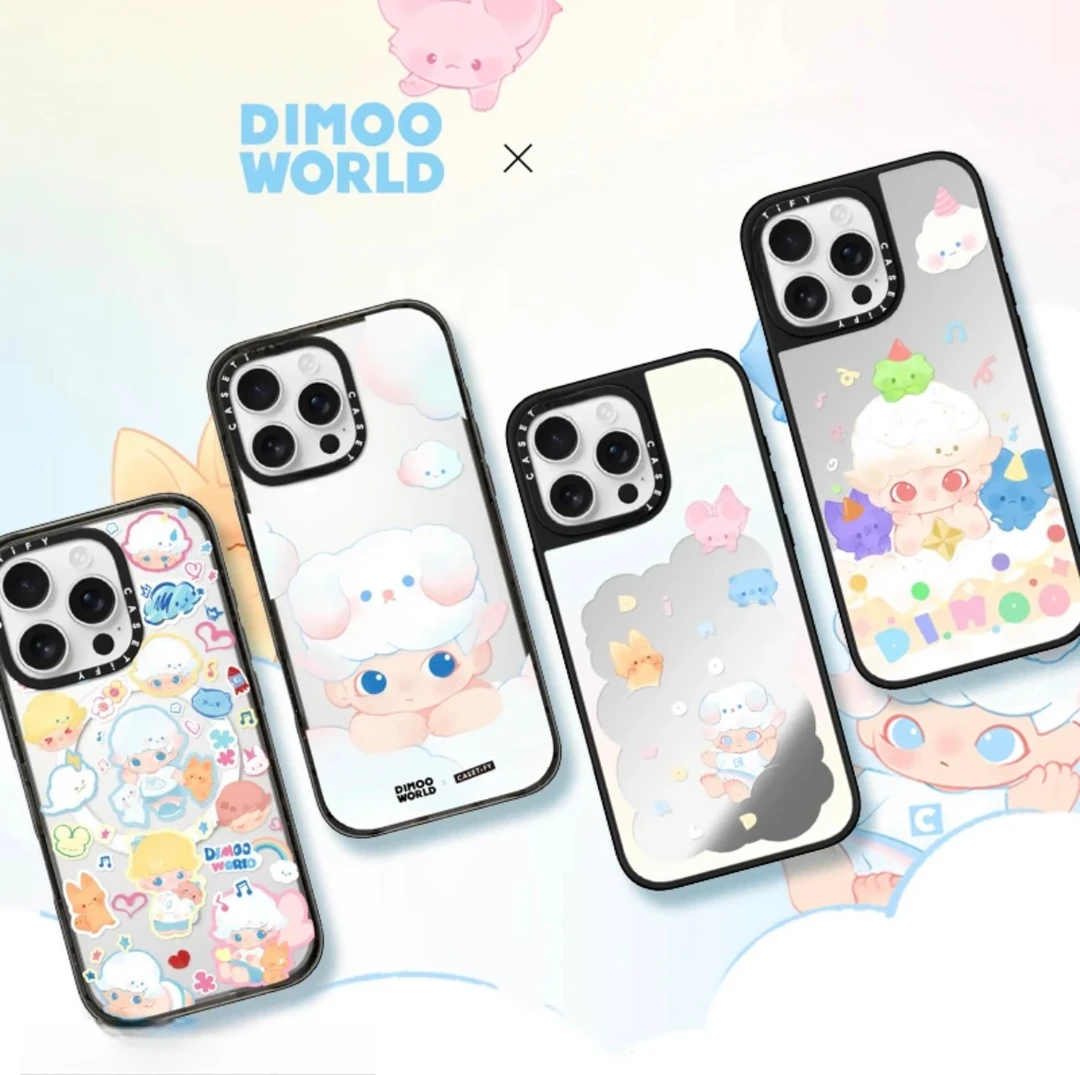 新款DIMOO 系列CASETI适用于苹果16pM镜 面15苹果 14pro 手机壳