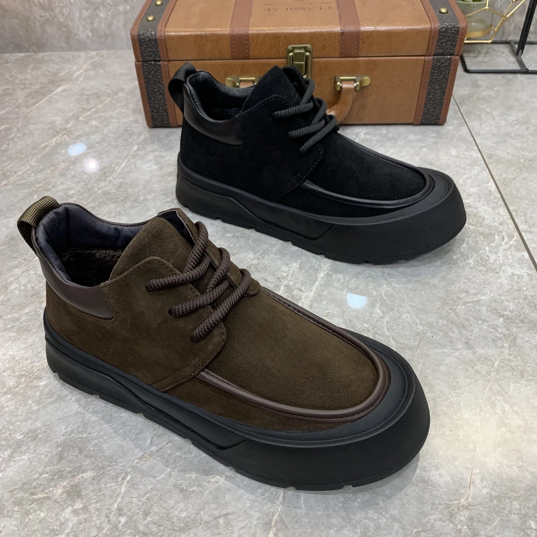 广州冬季磨砂牛皮男鞋，棉鞋！7-70