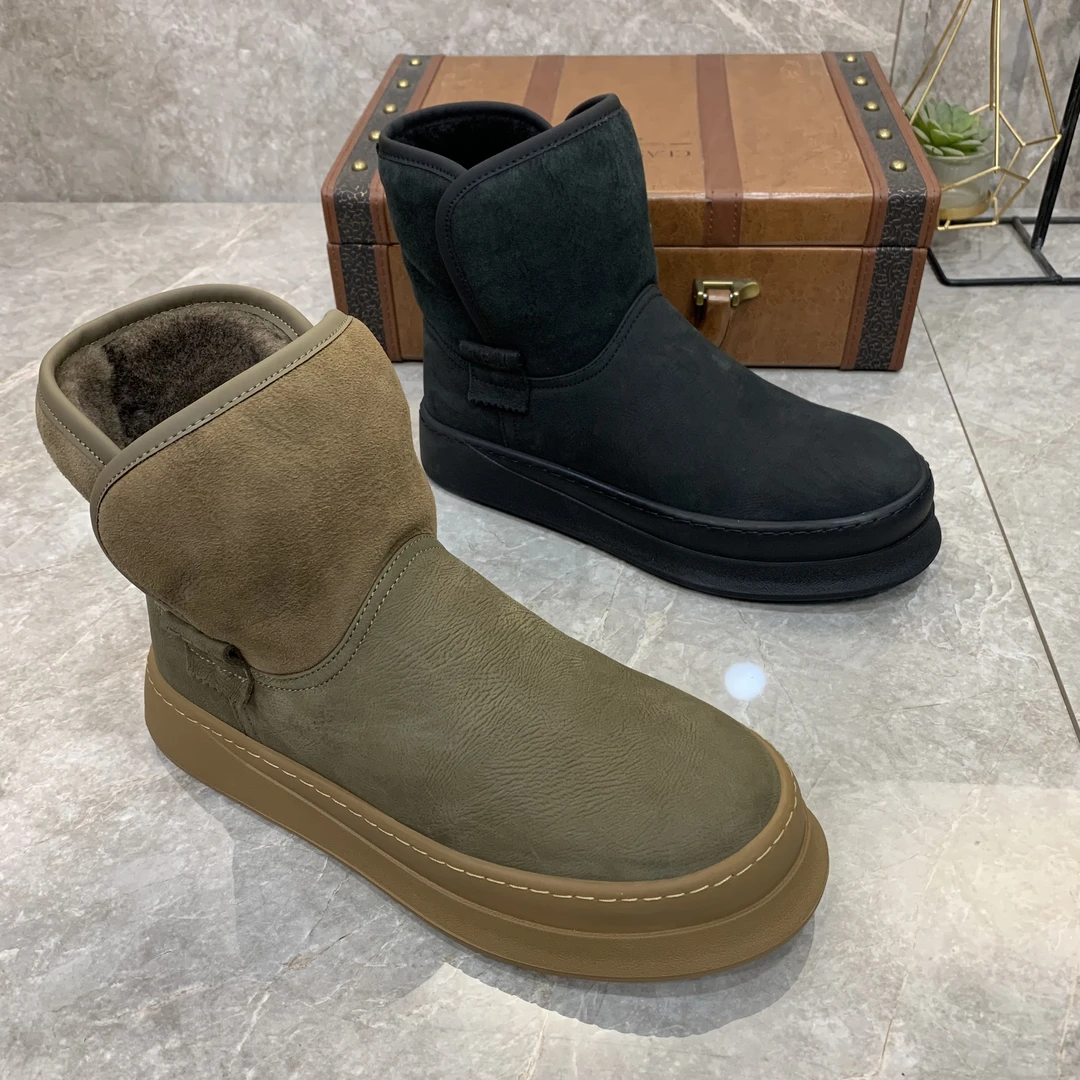 广州冬季皮毛一体棉鞋！30098-2