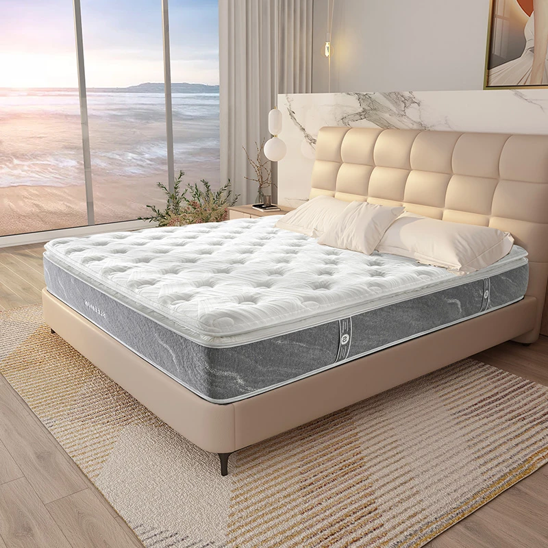 【限量】喜气生辉 喜临门 乳胶记忆棉七区独袋弹簧黄麻床垫D