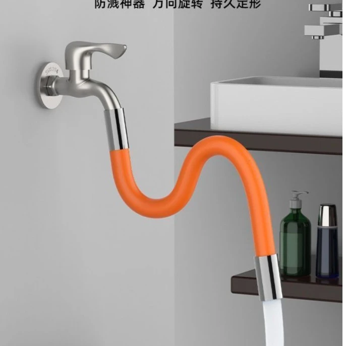 水龙头防溅水神器通用万向软管延长器加长延伸器起泡器可弯曲定型