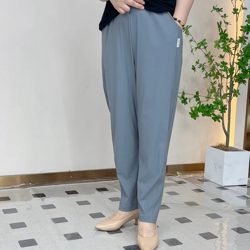 休闲透气夏季女士时尚宽松弹力休闲裤CZ602