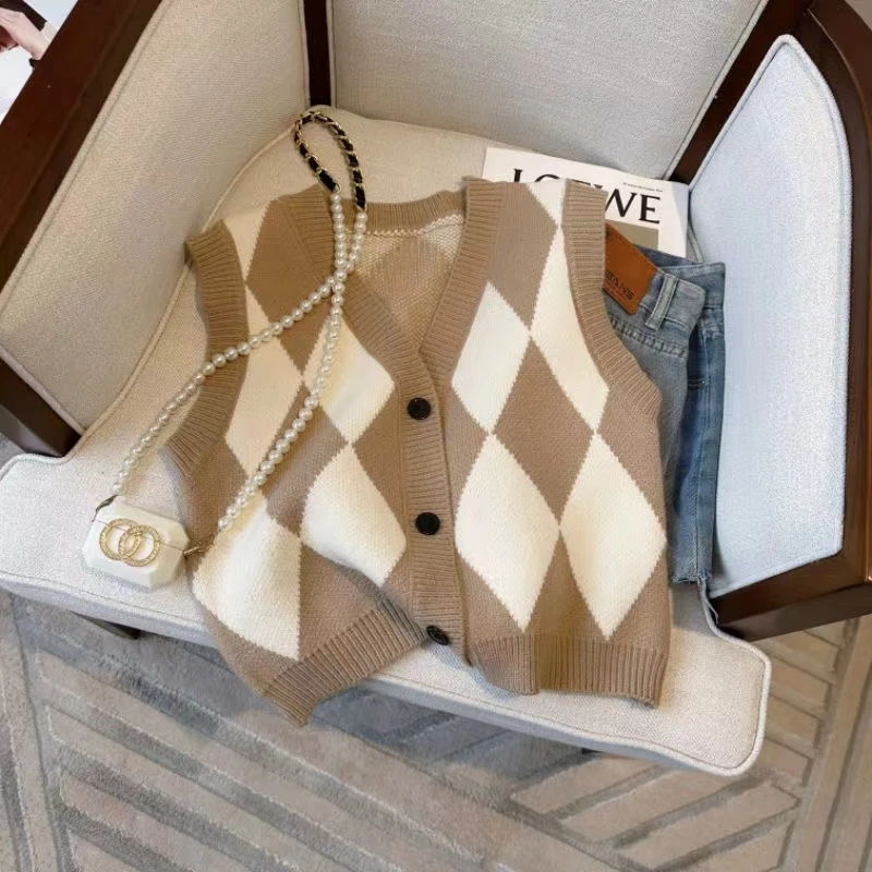 编码【401-450】冬季新款百搭针织马甲