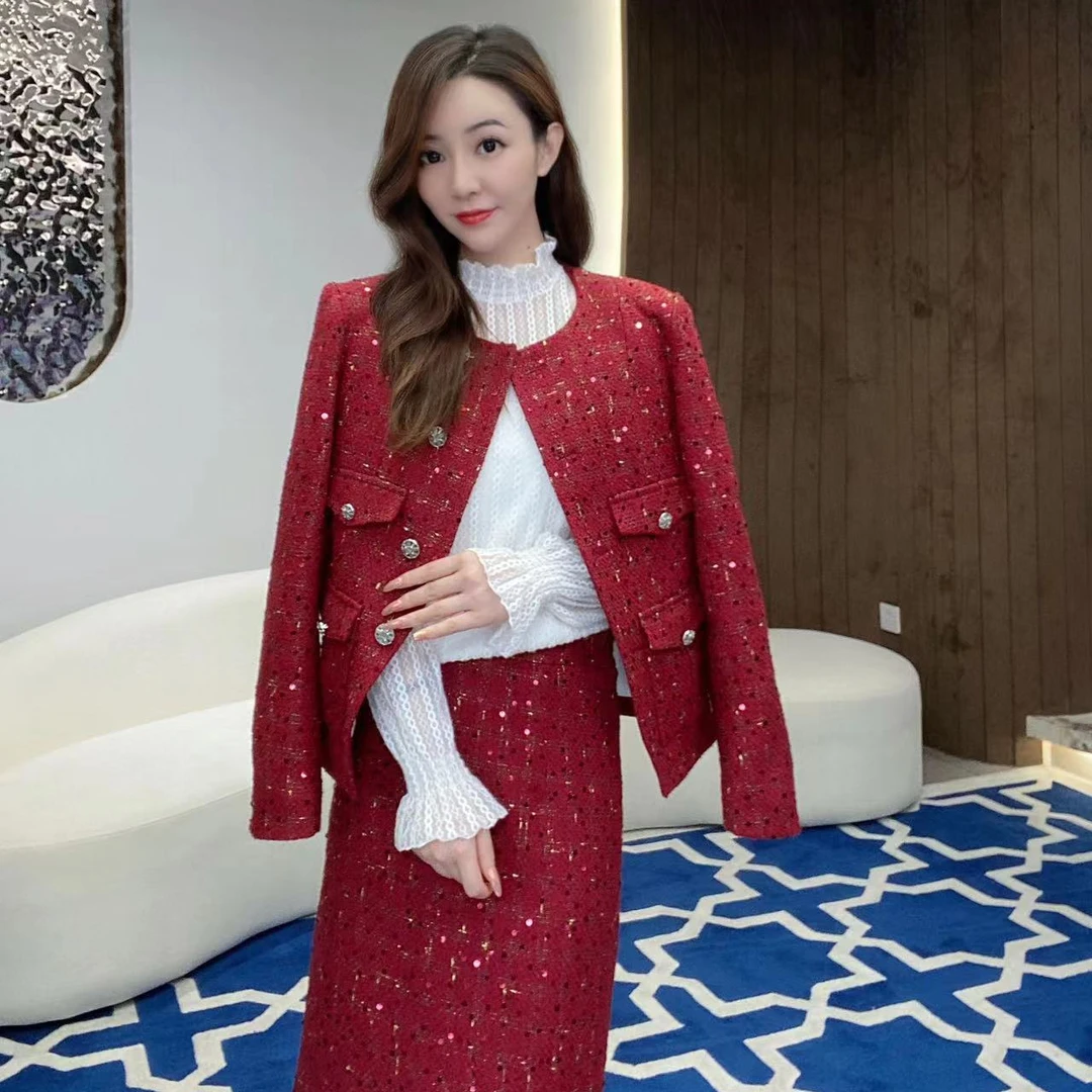 【MIA.G】羽绒【瑰丽之镜】名媛小香风外套               XY205R