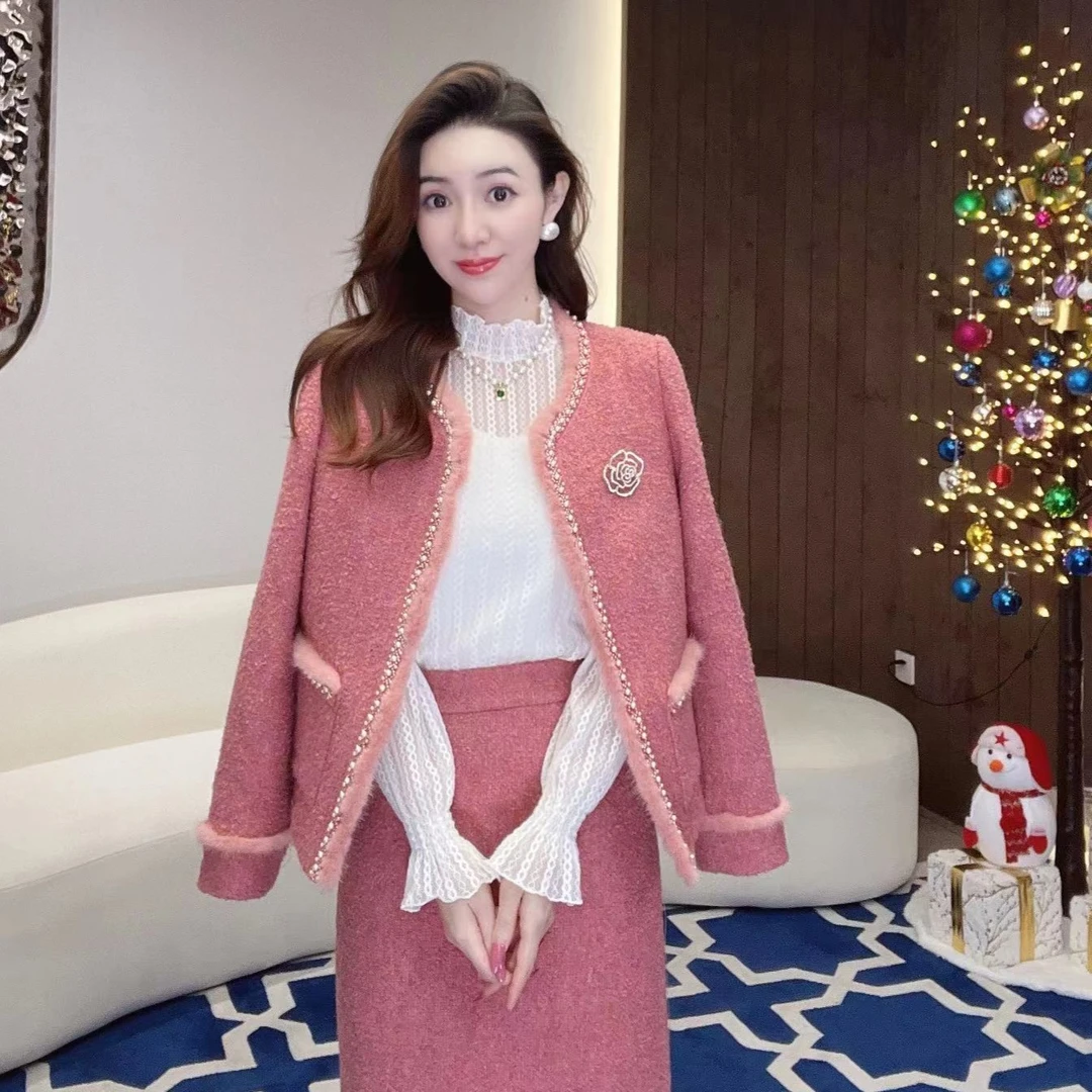 【MIA.G】羽绒【霓虹贵妇】小香风外套             XY206R