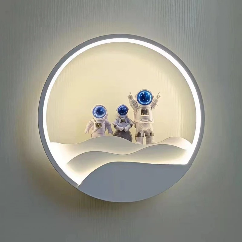 中山灯饰LED壁灯网红卧室床头灯简约现代个性创意儿童房灯装饰过