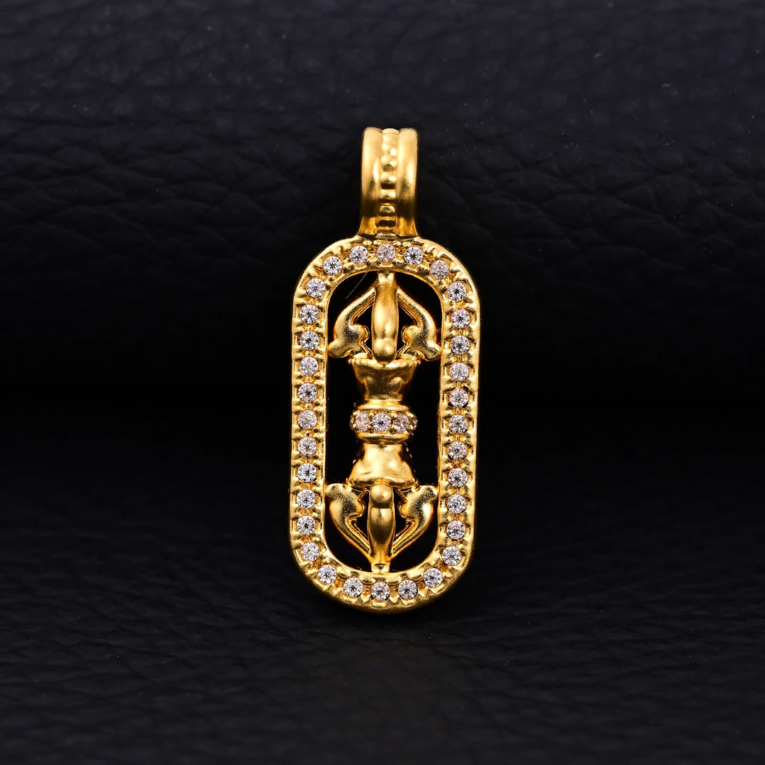 【阿雅专属】足金999金刚杵吊坠（不含链）