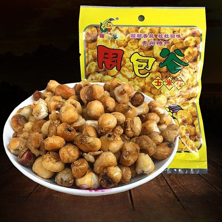 贵州特产周包谷爆米花糯玉米花包谷膨化食品小吃零食50克香脆
