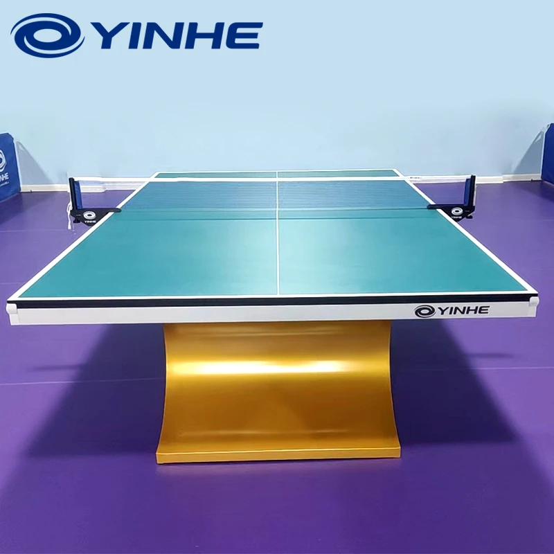 银河YINHE 乒乓球桌专业标准球台 Prime T25固定式 无痕贴面桌台