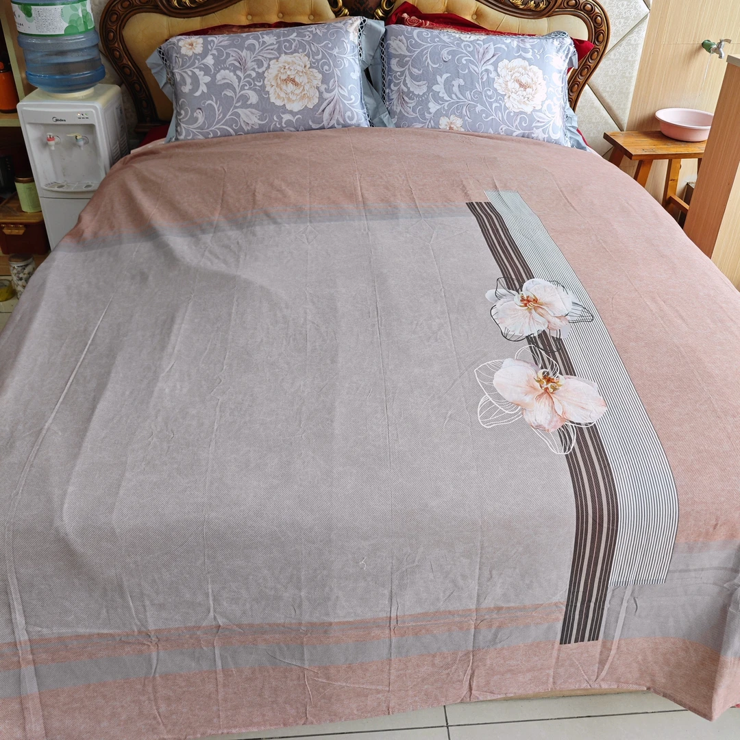 某莱同款全棉纯棉磨毛床单245*250，微瑕疵100%棉