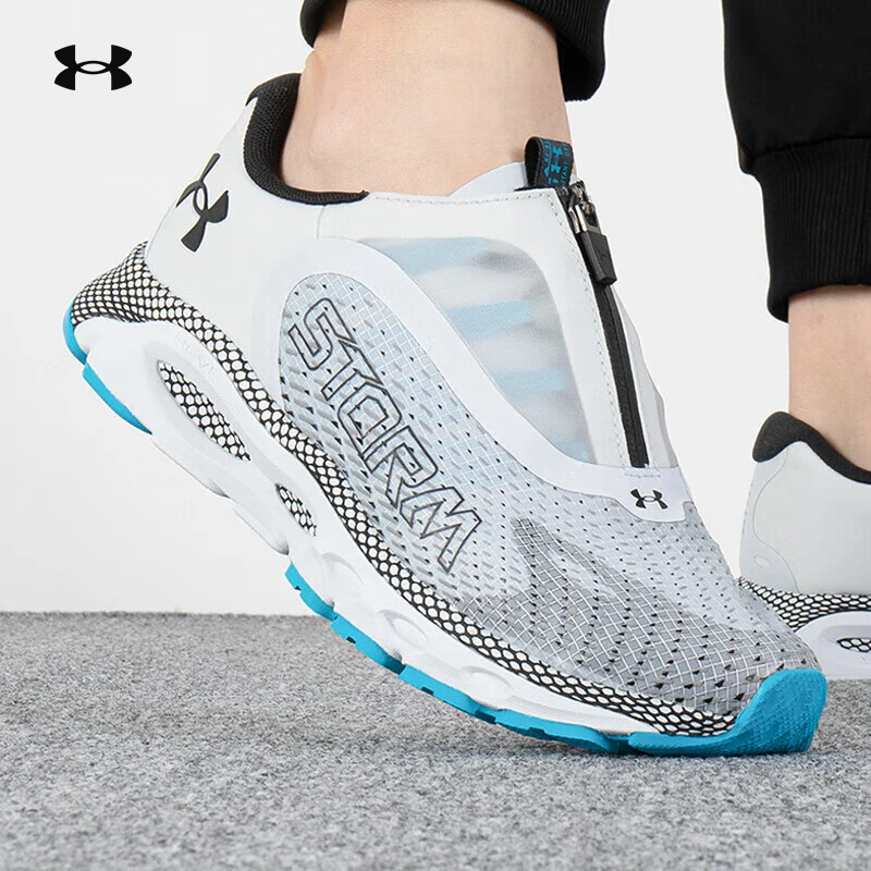 安德玛UA官方男春款HOVR健身训练缓震网眼轻便跑步鞋3025468