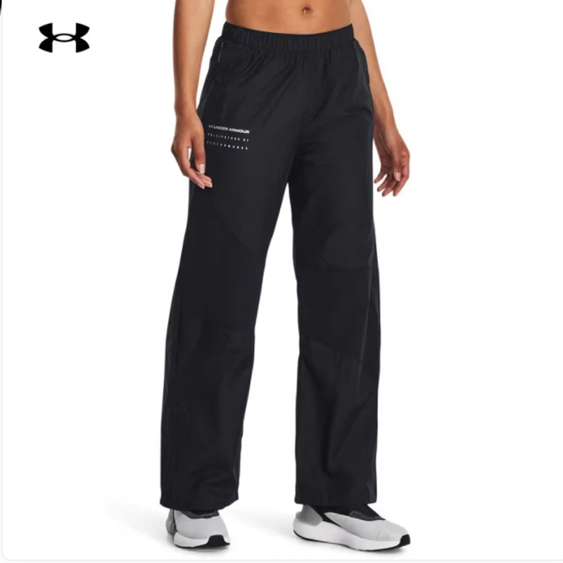 安德玛 春秋RUSH女训练直筒轻质宽松休闲运动长裤1379762